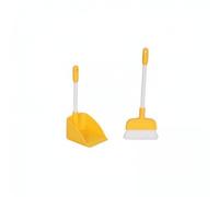 FytStycale 6 Pièces Balai pour Maison de Poupée Miniature Balayette Pelle Accessoire Ensemble Résistant pour Scènes Réalistes et Jeu D'Imitation Suitable, 3 pièces