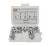FytStycale 60 Piè Assortiment Gicle Boîte Compartimentée Métallique ur Pièce Lubrification pr Entrien Machines