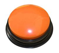 FytStycale à Réponse Enregistrable, Jouet Anti-Stress pour Chien avec Bouton Parlant - Bouton Sonore - pour Cadeaux de Fête pour Enfants, Garçons et Bébés, Orange