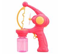 FytStycale à s Automatique Double, Machine à s Multi-Trous pour Enfants 4-6 Ans, Jouet d'Extérieur Fête Anniversaire, 10 Sachets Liquide, Pistolet à Bulles Bulle dans b, Flower