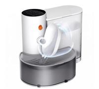 FytStycale Abreuvoir Intelligent Hygiénique Fontaine à Eau Anti-Fuite pour Chiens, Maison, Blanc, Modèle Standard - Bol en Plastique - Version Chinoise