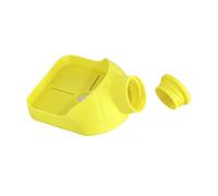 FytStycale Accessoires pour Bac de Récupération Des Poussières de Perceuse, Facile à Installer, Multifonctionnel, pour Les Bricoleurs, avec Notice, 8,5 X 10,3 Cm, Jaune