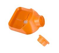 FytStycale Accessoires pour Bac de Récupération Des Poussières de Perceuse, Facile à Installer, Multifonctionnel, pour Les Bricoleurs, avec Notice, 8,5 X 10,3 Cm, Orange