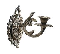 FytStycale Accessoires pour bougeoirs, décoration, ornement, statue, support de bougie pour fêtes, anniversaires, centre de table, or Noir