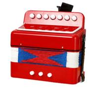 FytStycale Accordéon à 7 Tches Compact Accordéon Piano J Léger pr Pratique à la, Rouge