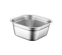 FytStycale Acier Inoxydable, Plateau de Service, Panier de Rangement Alimentaire, Ustensile de Cuisine, Bol Mélangeur, Bassine