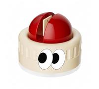 FytStycale Aiguiseur Couteaux à Ventouse, Alliage Carbure Rond, Aiguiseur Couteaux Ventouse à pour Couteaux et Ciseaux, Affûtage Sécurisé, Rouge, Rouge