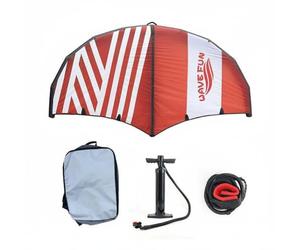 FytStycale Aile de Wing Foil Gonflable Ensemble Complet Aile de Wing Foil pour Surfeurs, Débutants, 5m2, Rouge+Blanc
