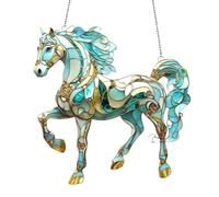 FytStycale Attrape-Soleil en Acrylique pour Amoureux des Chevaux, ou Grand-mère.