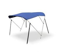 FytStycale avec Armature en Aluminium Robuste Bateau Pliable Résistant à l’Eau Bâche pour Pêcheurs, Bimini À Trois Arceaux