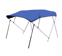 FytStycale avec Poteaux Support Imperméable Bâche Soleil Réglable Équipement pour Plaisanciers, Bimini À Quatre Traverses