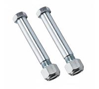 FytStycale Axe de Godet pour Mini-Pelle Résistant à l'usure Goupille D'attachement pour Excavatrice Vis et Écrous Inclus Axe de Articulation Universel