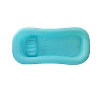 FytStycale Baignoire gonflable chevet pour personnes âgées, accessoire en PVC robuste, pour une complète du corps, bassine à shampoing gonflable, Bleu Ciel