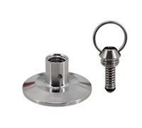 FytStycale Ball Convert Lid Plaque D'Extrémité avec Anneau Extractible et Soupape de Pression Embout de Cuve Inox 304 pour Kits de Bière Accessoire de Bricolage, 100psiss