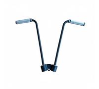FytStycale Barre de Traction LAT Pulldown Poignée Triceps Accessoire de Câble en Métal avec Bras Angulaires et Mousse Anti-Fatigue pour Tirages et Poussées, Nouveau Modèle