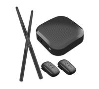 FytStycale Batterie électronique, Batterie Aérienne électrique, Portables, Accessoires de Percussion, Batterie Aérienne pour Les Mélomanes à Domicile, b