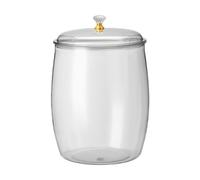 FytStycale Bocal de Cuisine Transparent avec Fermeture Hermétique, Récipient de Cuisine avec Couvercle Étanche, Bocal de Stockage Alimentaire en ABS, pour Rangement du Riz et des Bonbons, 17.5 L