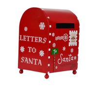 FytStycale Boîte aux lettres du Père Noël, décorations Noël, pour bureau ou chambre.