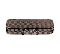 FytStycale Boîte de Rangement pour Violon avec Mousse et Bois pour Une Conservation En Toute Sécurité, grilles blanches