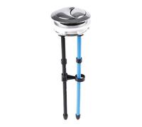 FytStycale Bouton de Chasse d'Eau Double Bouton Poussoir Réservoir Bouton de Remplacement Wc Embout Rond Élément en Pp Adapté aux Cuvettes de Toilettes Usage, S