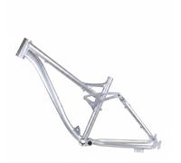 FytStycale Cadre de Vélo de Montagne Cadre VTT Tout-Terrain Châssis Aluminium Léger Disques Compatibles Attache Rapide Mise en, Argent Brillant, Style to 2