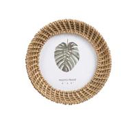 FytStycale Cadre Photo Décoration Européenne Cadre Vintage Table Ornement Élégant Présentoir Résine Adapté pour Salon Chambre Bureau Entrée Table, Rond