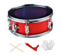 FytStycale Caisse Claire de 13 Pouces avec Sangle Réglable - Instrument de Percussion Portable pour Enfants et Adolescents, Rouge