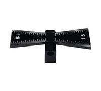 FytStycale Calibre de Marquage, Guide de Précision pour Queues D'aronde, Facile à Lire, En Aluminium, Gabarit de Marquage Professionnel pour