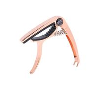 FytStycale Capodastre pour Guitare électrique, Capodastre pour Guitare Acoustique, Accessoires, Remplacement, Fixation Rapide, Pince de Tension, Clip pour Guitar, Rose doré