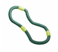 FytStycale Cerceau Abdominal de Massage Silencieux Cerceau Lesté Pliable Enveloppe Complète Exercise Hoop à Ressort pour Fitness, Maison, Dark Green, 5 Jin