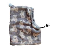 FytStycale Chapeau pour Chien Par Temps Froid, Couvre-chef pour Chiens et Chats de Grande et Moyenne Taille, Protection Des Oreilles, Bonnet D'hiver pour Ani, Ours Brun, S