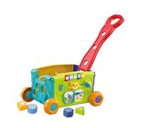 FytStycale Chariot de Courses Jouet pour Enfants, Accessoires de Cuisine Réalistes, Facile à Pousser, Jouet Chariot D'épicerie