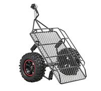FytStycale Châssis de Remorque Métallique pour Voiture RC, Accessoire de Parcours pour La Construction de Modèles Réduits, La Simulation et Le Bricolage. Convien