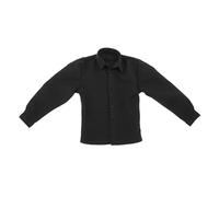 FytStycale Chemise Habillée à Manches Longues 1/6 pour Figurines Articulées Masculines DML BBI de 30 Cm (12 Pouces), Noir