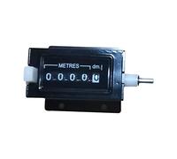 FytStycale Compteur Mécanique Manuel à 5 Chiffres, Incrémentation dans Le Sens Antihoraire, Outil de Comptage de Longueur à Rouleau