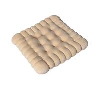 FytStycale Coussin Biscuit Tapis de Siège Matelassé Épais Oreiller Décoratif Moderne En Velours Cristal Doux pour Salon Bureau Chambre Convient à La Méditation D, Carré Jaune