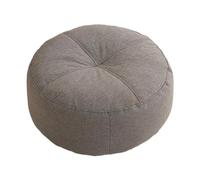 FytStycale Coussin de Sol Rond, Coussin D'assise, Petit Coussin Décoratif, Moelleux et Offrant Un Bon Soutien, Coussin de Méditation pour Le, Canapé, Li, Gris foncé