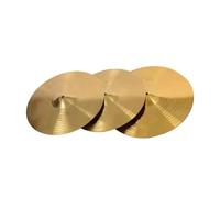 FytStycale Cymbales de Batterie, Charleston, Cymbales de Performance pour Débutants, Son Brillant, Accessoire D'instrument de Musique, Cymbales D'entraîn, 14 Pouces 16 Pouces
