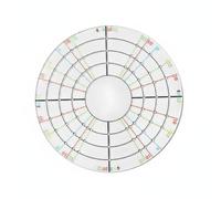 FytStycale Diviseur de Cercle Poterie Outil Pratique Gabarit de Division Poterie Robuste et Fourniture D'art pour Potiers, Atelier, L, Platine Even Wo