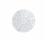 FytStycale Diviseur de Cercle Poterie Outil Pratique Gabarit de Division Poterie Robuste et Fourniture D'art pour Potiers, Atelier, S, Numéro Impair