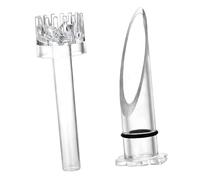 FytStycale Écumeur de Surface pour Aquarium avec Panier, éliminateur de Film Gras, Régulateur et Système Interne. Fabriqué en Verre avec Une Entrée Rotative à 36, 16mm