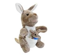 FytStycale Ensemble de Marionnettes à Main en Forme d'animal avec Bouche Ouverte, Cadeau d'anniversaire pour Enfants et Adultes, Nœud Papillon Bleu