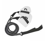 FytStycale Entraîneur de Résistance de Natation Intégrant Pagaies à Main Bande d'exercice Sangles Ajustables Cordon en Latex Naturel Approprié pour Renforcer , Blanc , Léger