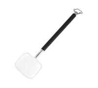 FytStycale Épuisette D'aquarium pour Enfants, épuisette de Pêche pour Lacs, Manche Extensible, Filet en Nylon Fin pour Piscines et Bassins pour Enfants, Noir, 18 à 54 Cm Carré