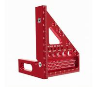 FytStycale Équerre Charpentier Multi-Angle | Règle Triangulaire En Aluminium, Précise, tillage, pr Chantier, Menuisiers, 8MM Standard
