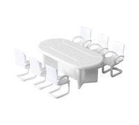 FytStycale et Chaises de Conférence pour Maison de Poupée à L'échelle 1/50, Décoration de Créative