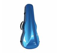 FytStycale Étui de Violon En Fibre de Carbone Compartiments Accessoires Étui Violon à Dos Bretelles Rembourrées Accessoire Musique pour Déplacement, Bleu Ciel Brossé