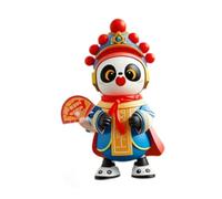 FytStycale Face Change Puppe Sichuan Opera Face Statue avec Light And Music Opera Doll Statue For Toddlers Young Girls Birthday