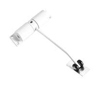 FytStycale Ferme-porte Automatique Ressort de Rappel Arrêt de Porte Système de Fermeture Ralentisseur Multifonctionnel En Aluminium Adapté pour Portes Intérieur, Blanc