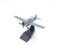 FytStycale Figurine Avion Historique Modèle Avion Militaire Sculpté Réplique Maquette Deux Moteurs pour Exposition Collection Bureau, F6f Hellcat